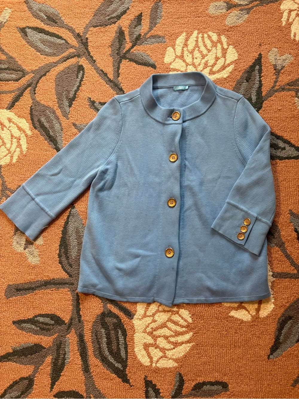 J. McLaughlin Light Blue with Brass Buttons